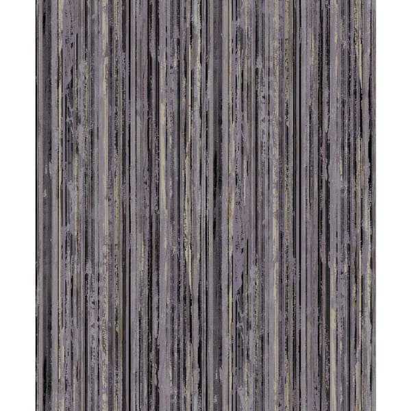 Advantage Savanna Black Stripe Paper Strippable Roll (Covers 57.8 sq. ft.)