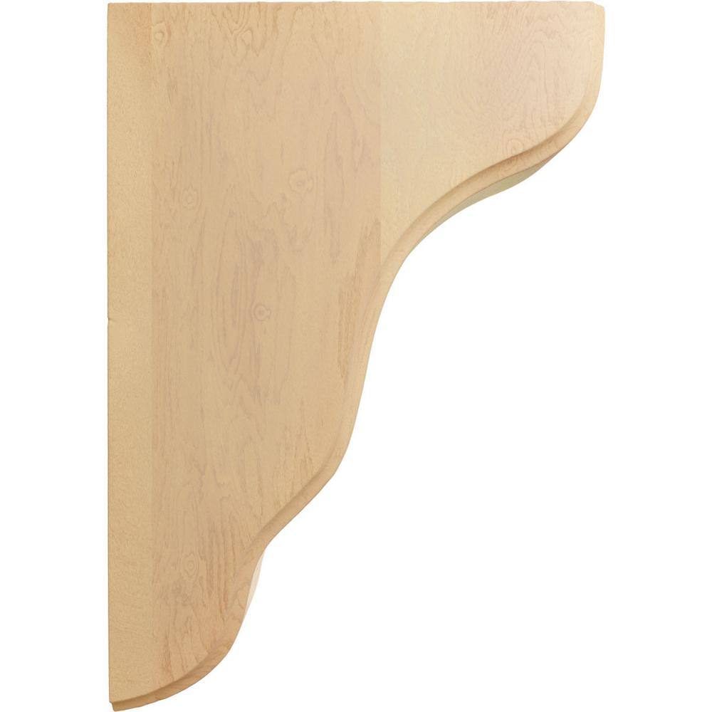 Plymouth Red Oak 7.5" Hand-Carved Wood Corbel