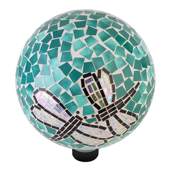 Alpine Corporation Indoor/Outdoor 10 in. Dia Dragonfly Duo Gazing