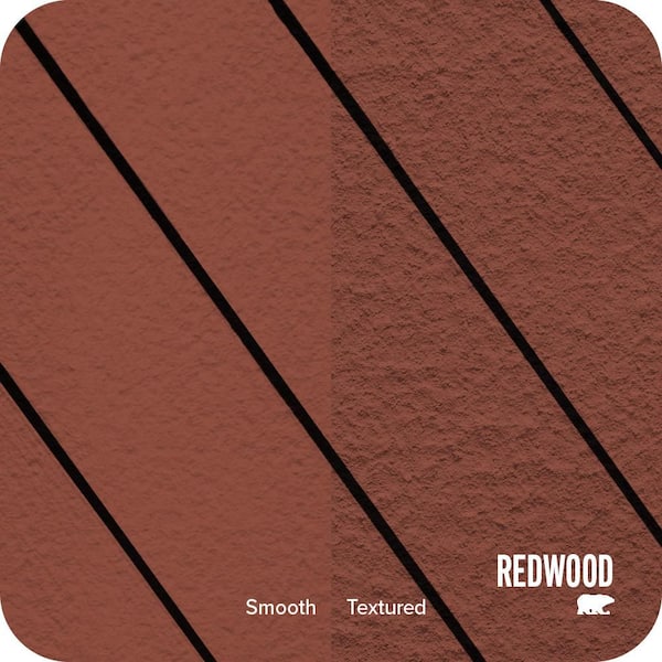 5 gal. #SC-330 Redwood Textured Solid Color Exterior Wood and Concrete Coating