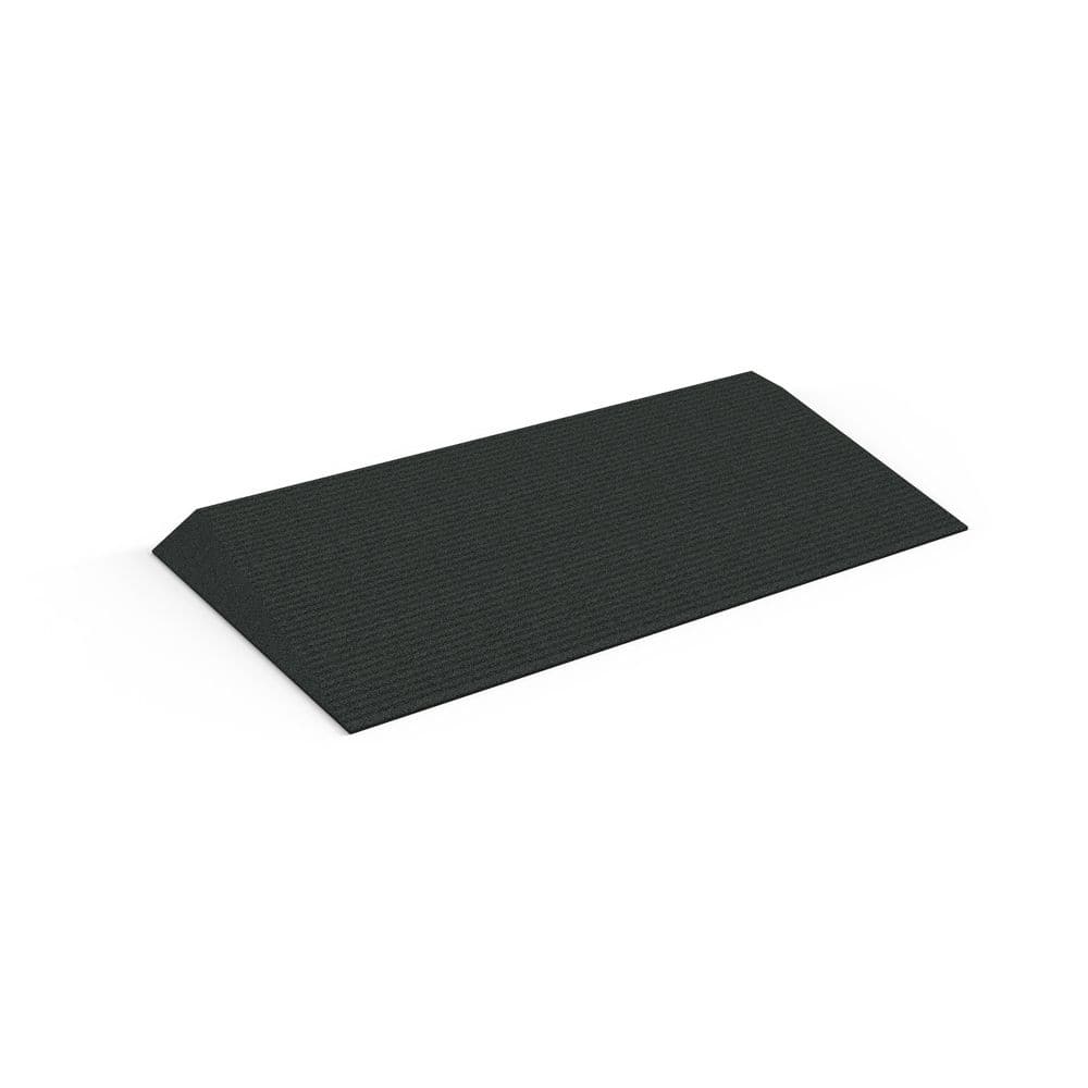 EZ-ACCESS TRANSITIONS Angled Entry Mat, Black, 2 in. TAEMBLK01 2.0