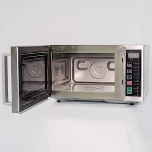 0.9 cu. ft. Commercial Countertop Microwave in Stainless Steel
