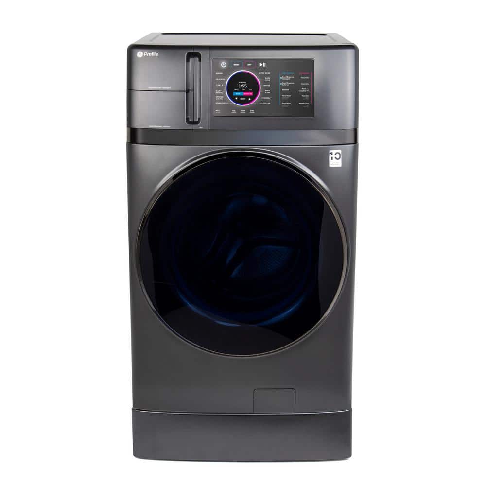 Black 4.8 Cu. Ft. Smart Electric Washer/Dryer Combo