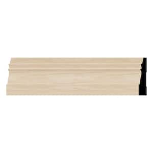 WM631 0.56 in. D x 3.25 in. W x 96 in. L Wood White Oak Baseboard Moulding