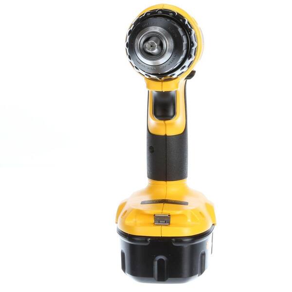 DEWALT - 18-Volt NiCd Cordless 1/2 in. Compact Drill/Driver Kit with (2) Batteries 1.2Ah, Charger and Contractor Bag