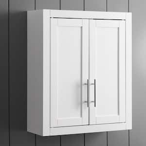 Savannah 22 in. x 26 in. x 8 in. Surface-Mount Medicine Cabinet in White
