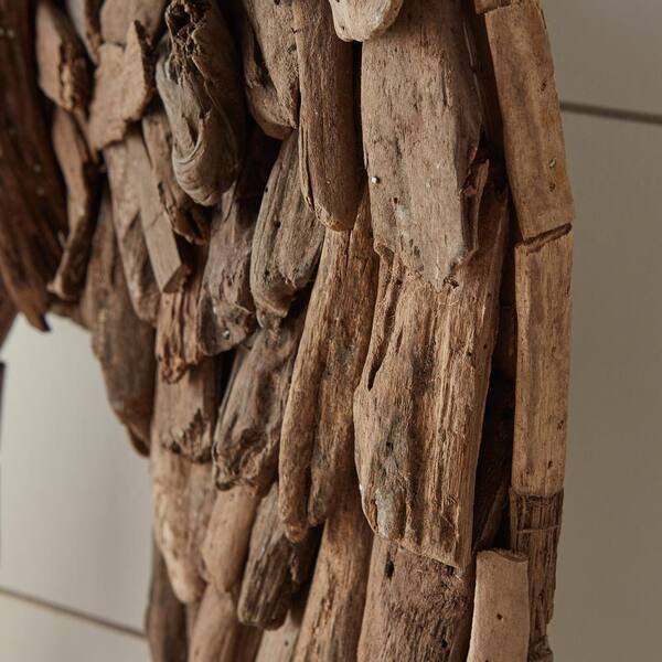 Buy Driftwood Angel Wings Wall Sculpture Online at Lowest Price in