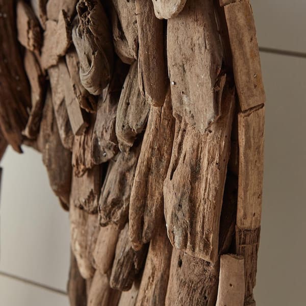 Driftwood Angel Wings Wall Sculpture