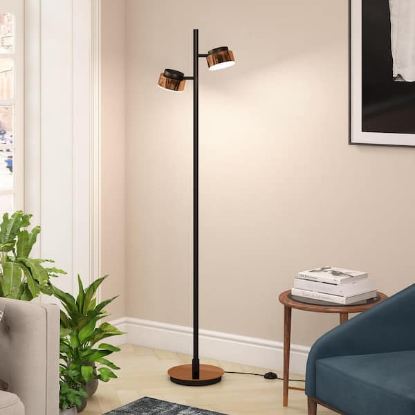 Copper And Black Floor Lamp Fl0180, Dexter Arc Floor Lamp Instructions