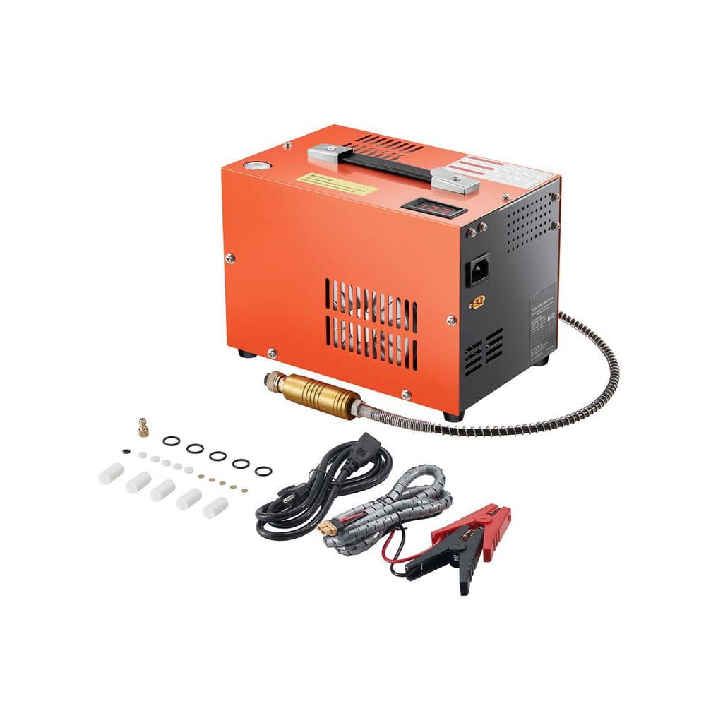PCP Air Compressor, 4500PSI/30Mpa Portable with Built-in Converter, Fan Cooling, DC12V/AC120V for Airguns, 0.13 gal price history on PriceWatchPro