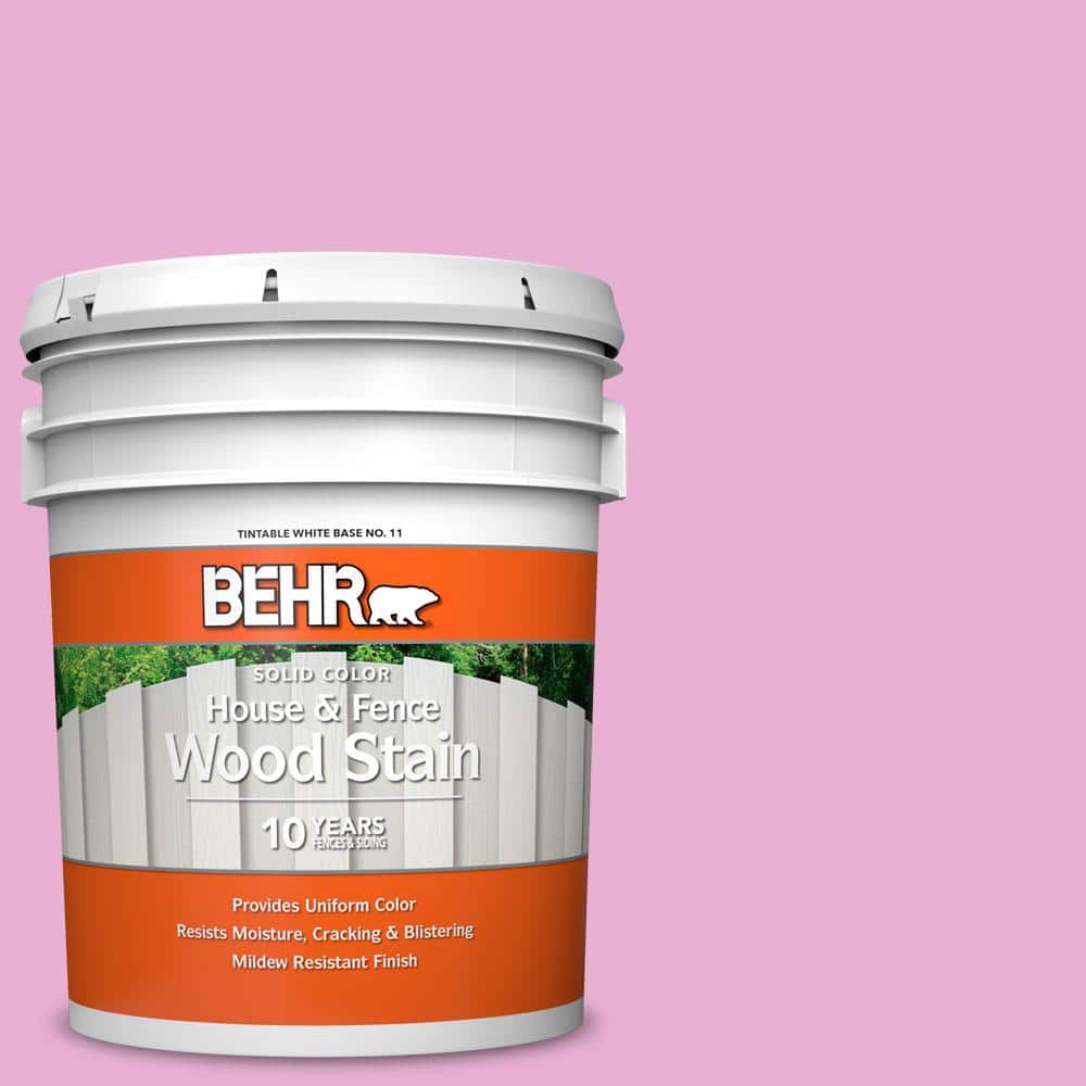 5 gal. #P120-2 Gumball Solid Color House and Fence Exterior Wood Stain