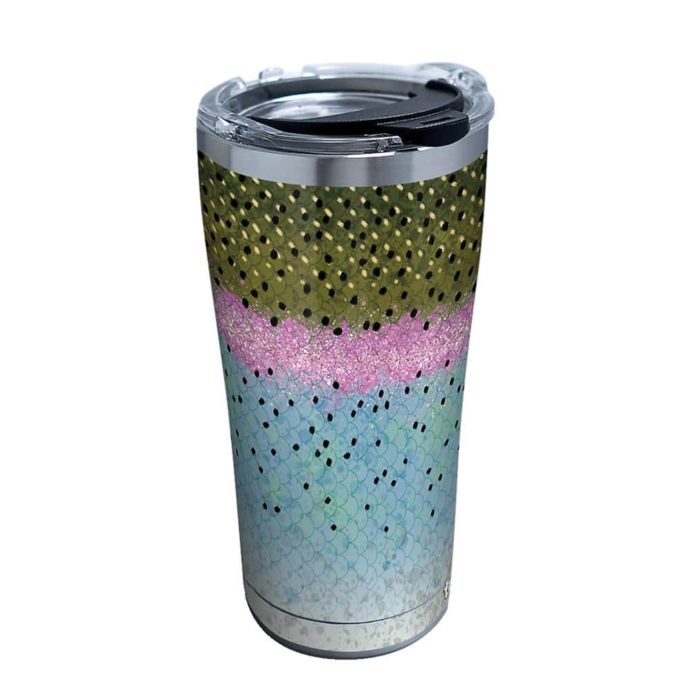 Tervis Rainbow Trout Pattern 20 oz. Stainless Steel Tumbler with Lid  1324043 - The Home Depot