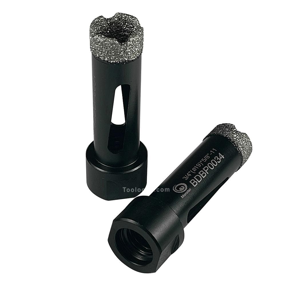 Monster 3/4 in. Brazed Diamond Core Bit/Hole Saw for Granite, Quartzite