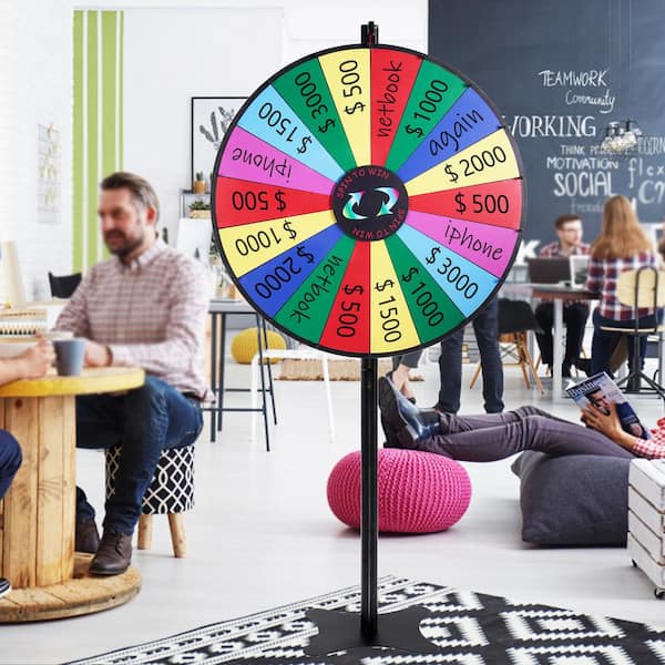 VEVOR VEVOR 36 Nch Spnnng Prze Wheel, 18 Slots Spnnng Wheel