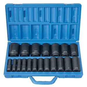 1/2 in. Drive Deep Length Fractional Master Set (19-Piece)
