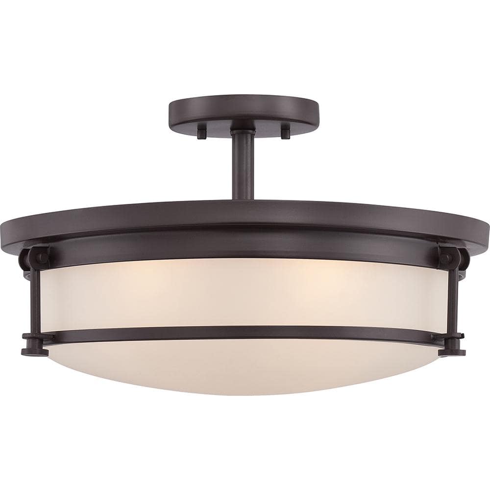 Sailor 16 in. 4-Light Western Bronze Semi-Flush Mount price history on PriceWatchPro