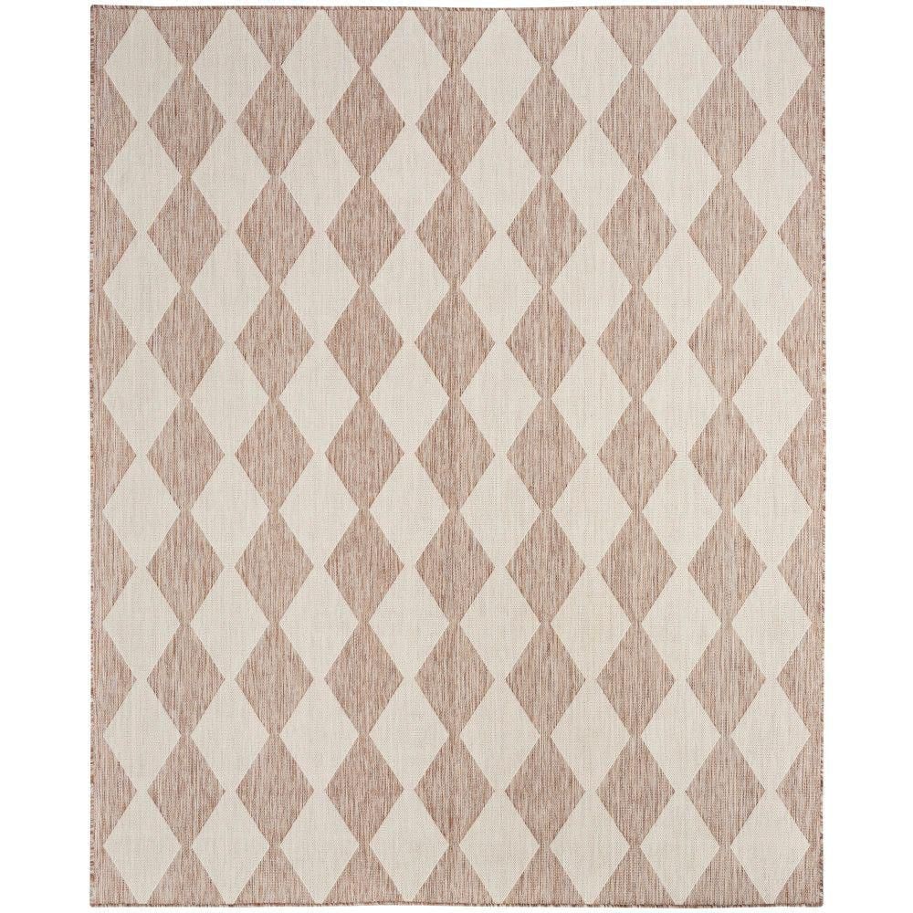 Traced Diamond Rug Nourison Positano Beige 6 ft. x 9 ft. Diamond Contemporary Area Rug ...