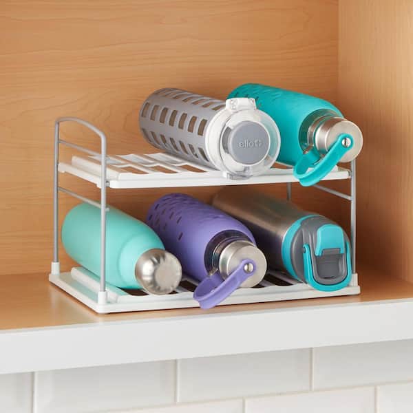 YouCopia UpSpace Water Bottle and Travel Mug Organizer, 2Shelf50320