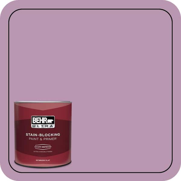 BEHR ULTRA 1 qt. #M110-4 Cherished Extra Durable Flat Interior Paint & Primer