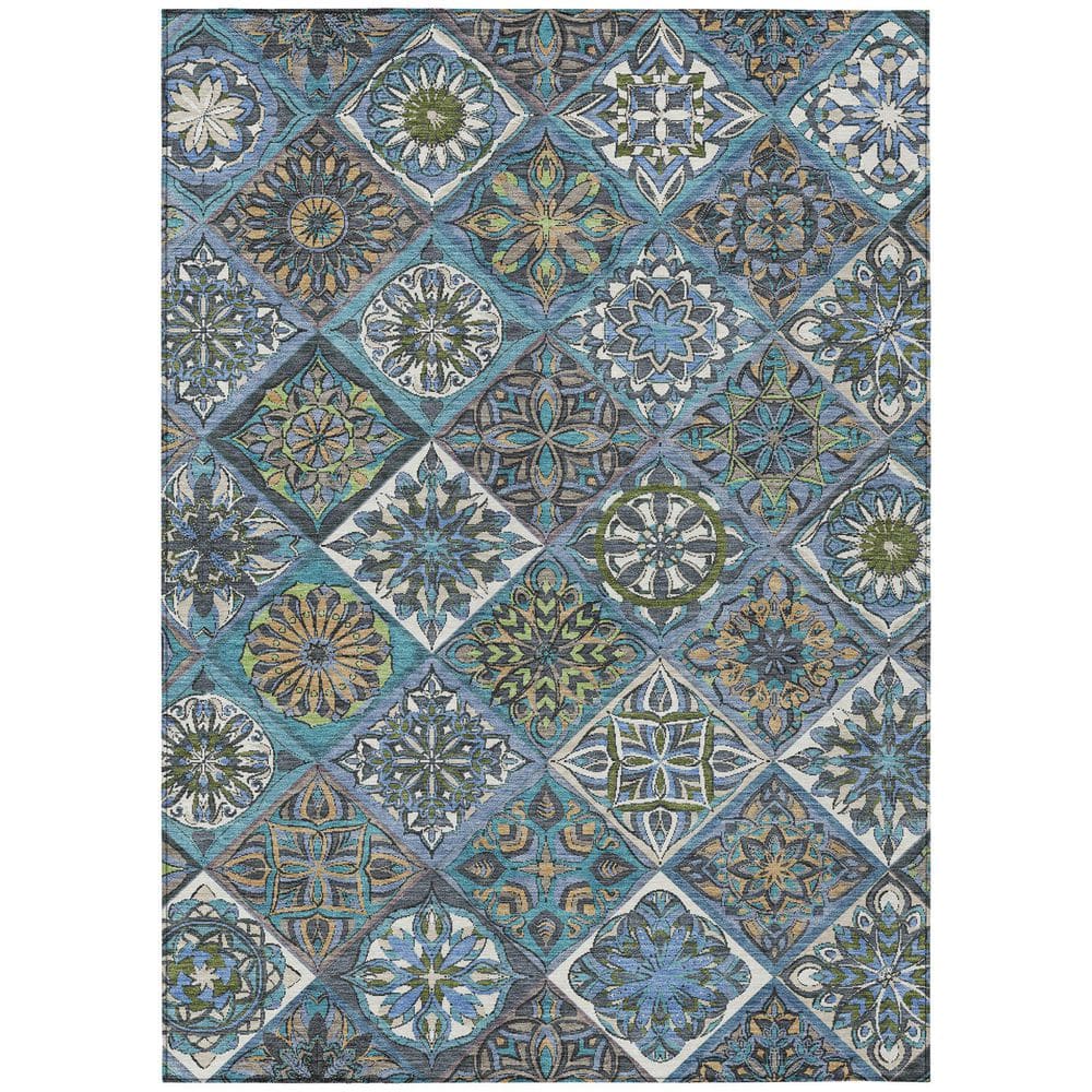 Addison Rugs Chantille Machine Washable Indoor/Outdoor Abstract ACN2256 ...