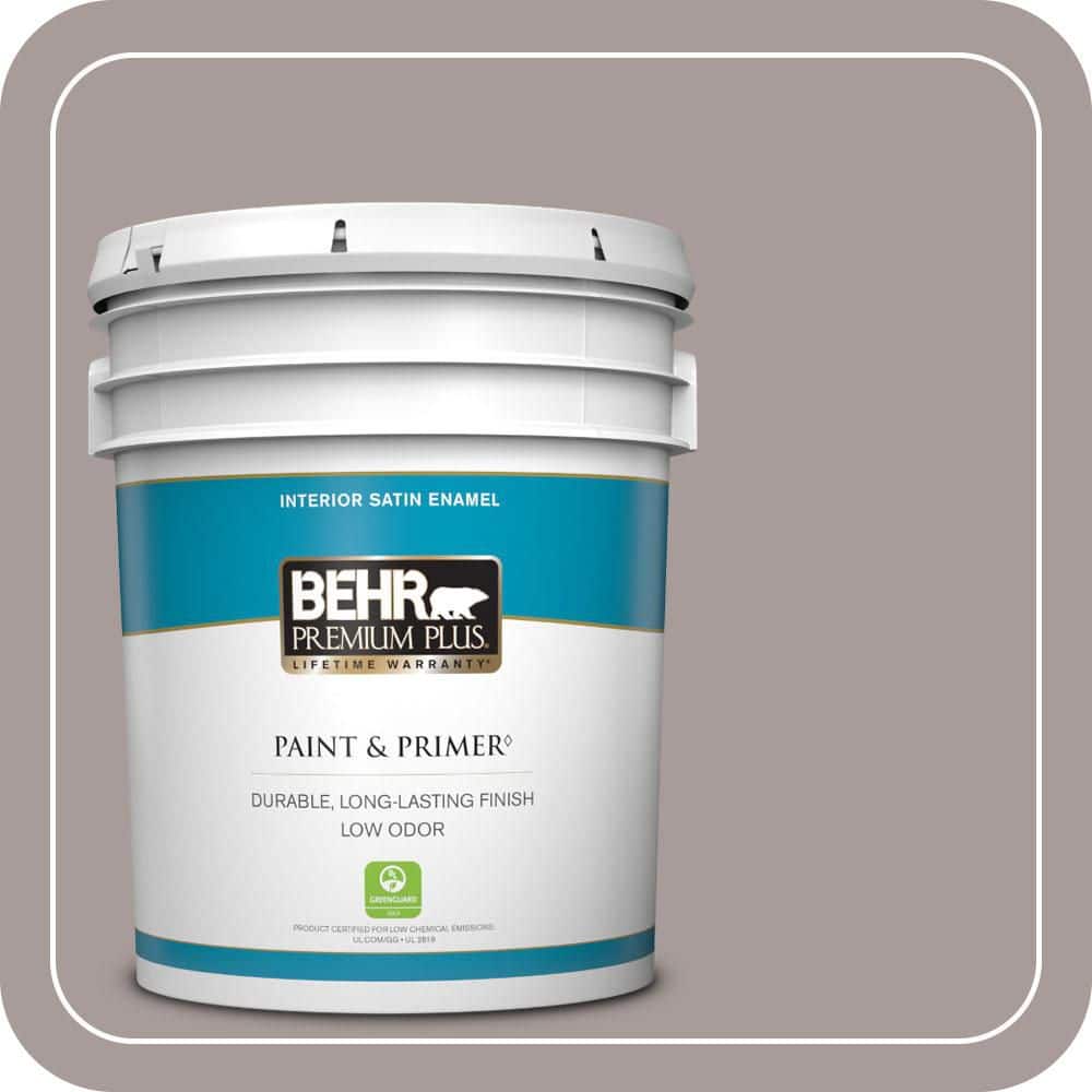 5 gal. #PPU17-12 Smoked Mauve Satin Enamel Low Odor Interior Paint & Primer price history on PriceWatchPro