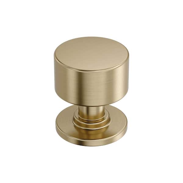 Amerock Balon 1-1/8  in. (29mm) Diameter Golden Champagne Classic Round Cabinet Knob