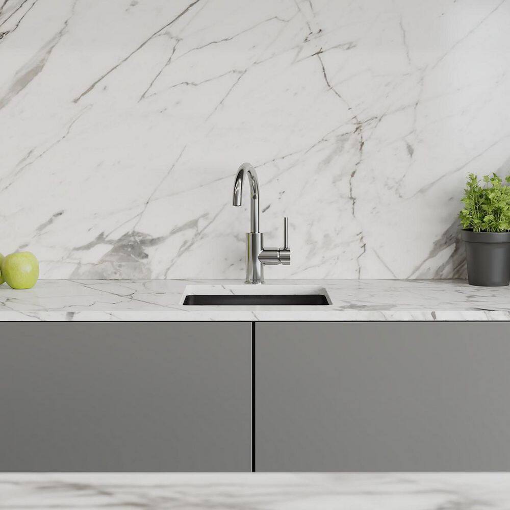 Elkay Avado Chrome Single Hole Bar Faucet with Pull-out Spray