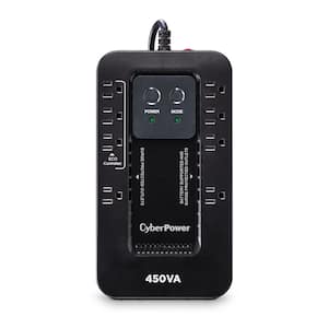 450VA/255-Watt 120-Volt 8-Outlet ECO UPS Battery Backup