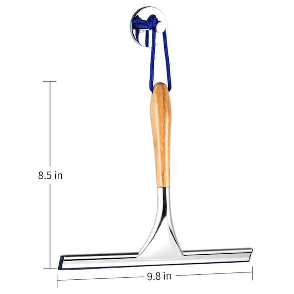 Foldable Shower Squeegee, Silicone Window Cleaner Tool, Multipurpose hand  held squeegee for Window Bathroom Floor Glass 