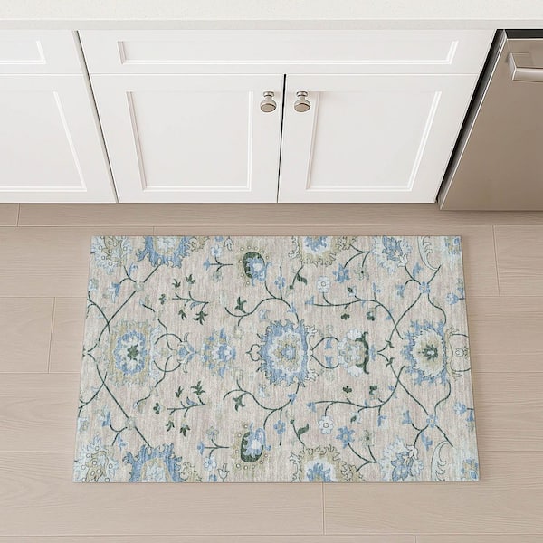 Chantille Machine Washable Indoor/Outdoor Abstract ACN2291 Beige 2 ft. x 3 ft. Accent Rug