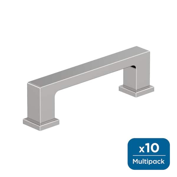 Amerock 10-Pack Bridgeport 3 in.  76mm  Traditional Polished Chrome Bar Cabinet Pulls