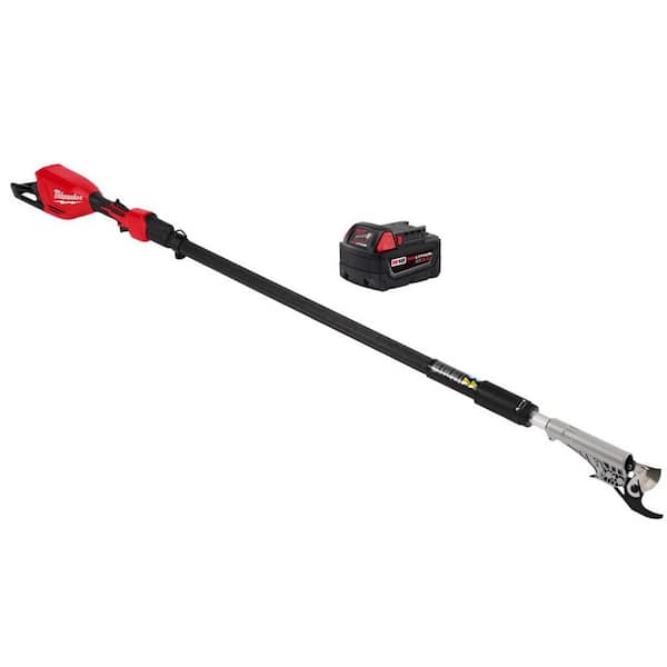 M18 Brushless 18V Cordless Telescoping Pole Pruning Shears with 5.0 Ah Battery