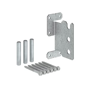 12-Gauge ZMAX Galvanized Concealed Joist Tie with (3) Short Pins