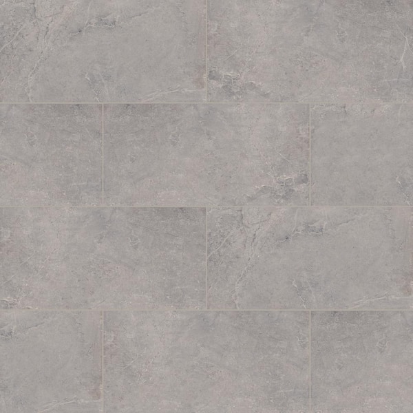MSI Soreno Grigio 24 in. W x 48 in. L Matte Porcelain Floor and Wall Tile (32 cases/512 sq. ft./Pallet)