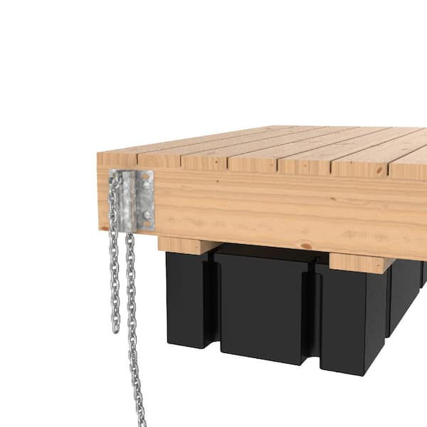 6 in. W x 7 in. H x 3/16 in. Thick HD Leg Holder or Chain Retainer (2-Pack)