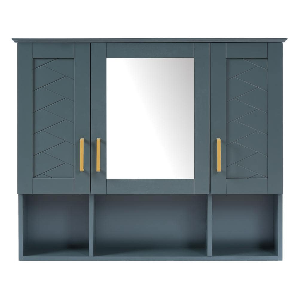 35 in. W x 28.7 in. H Rectangular MDF Medicine Cabinet with Mirror price history on PriceWatchPro