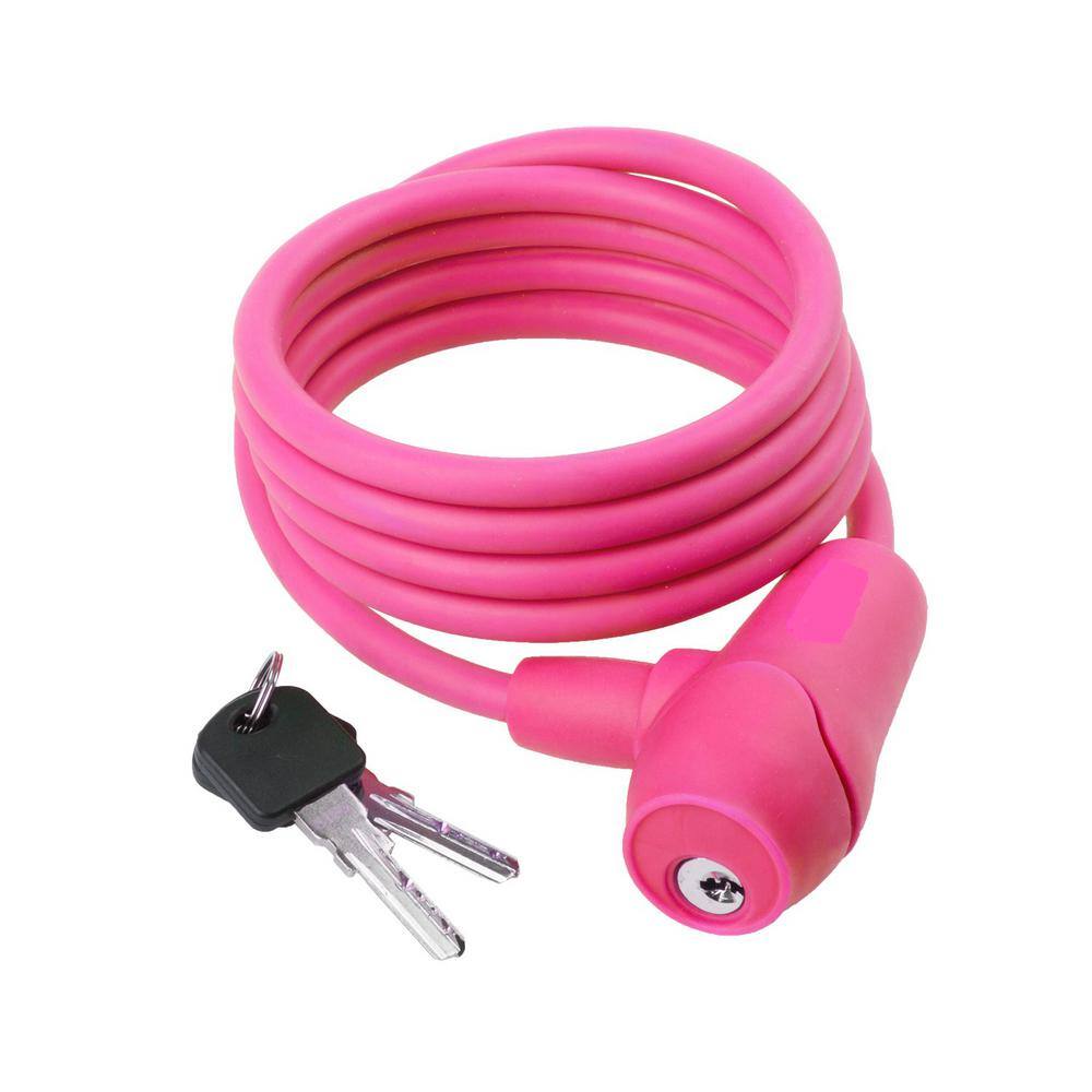 Silicon Key Bicycle Lock in PinkCFKM009 The Home Depot