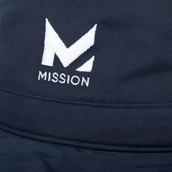Mission 1-Size Fits Most Cooling Wide Brim Hat Navy 5480 - The
