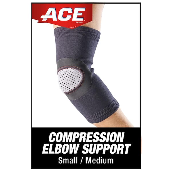 Ace Small/Medium Elasto-Preene Elbow Support Brace in Black