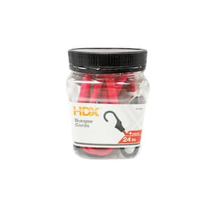 24 in. Super Strong Bungee Cord (4-Pack)