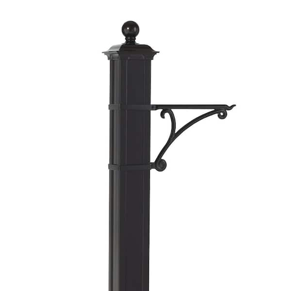 Whitehall Products Balmoral Black Post Plant Hook