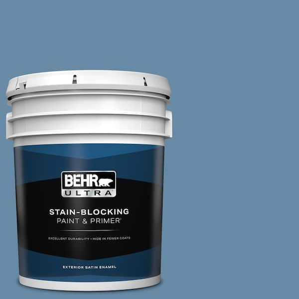 BEHR ULTRA 5 gal. #570D-5 Americana Satin Enamel Exterior Paint & Primer