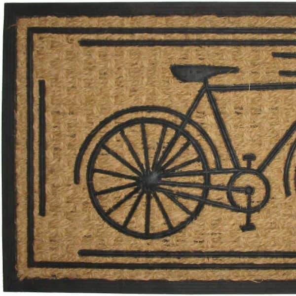 Multi-Colored 30 in. x 18 in. Coir Non-Slip Indoor/Outdoor Door Mat