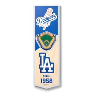 MLB Los Angeles Dodgers 6 in. x 19 in. 3D Stadium Banner-Dodger Stadium
