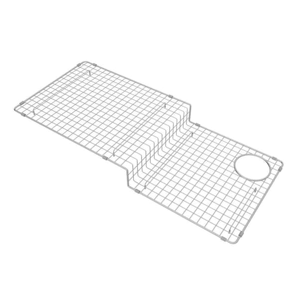 15.25 in. L x 34.5 in. W Bottom Grid in Stainless Steel