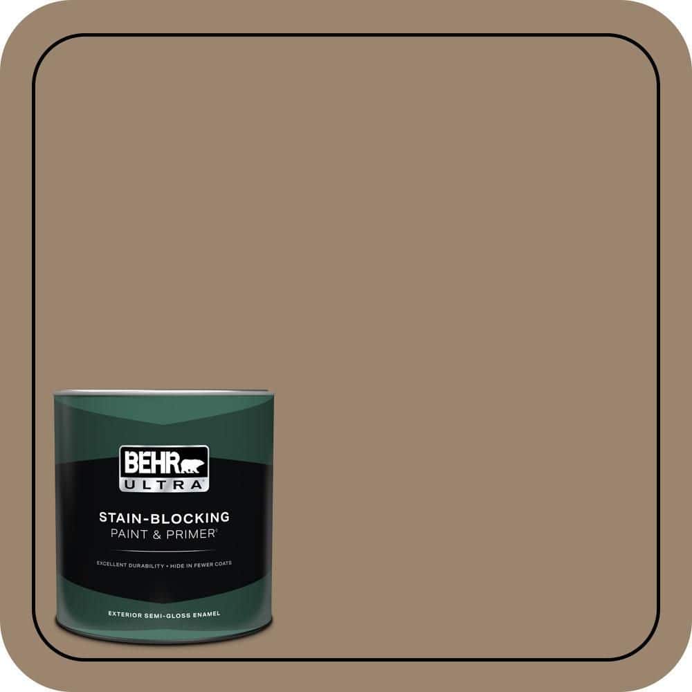 1 qt. #MQ2-48 Sturdy Brown Semi-Gloss Enamel Exterior Paint & Primer price history on PriceWatchPro