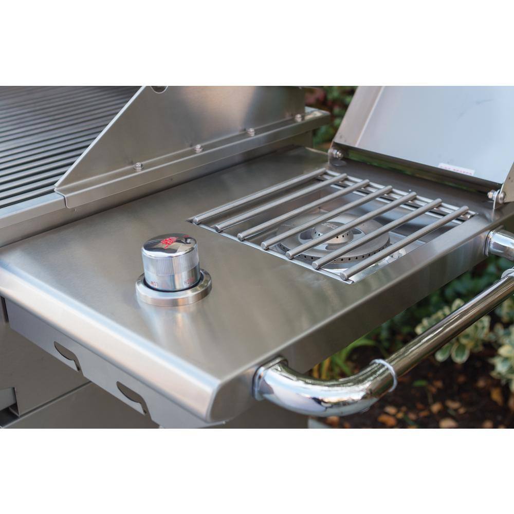 Bull Stainless Steel Side Burner for Freestanding Cart Grills