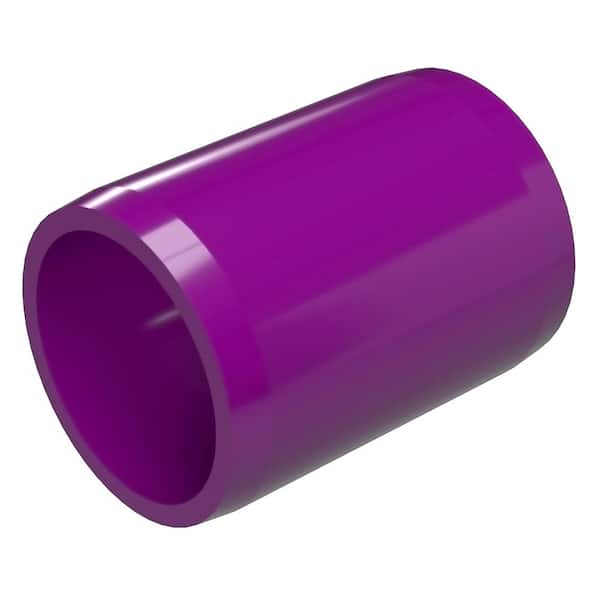 Furniture Grade 1/2 Size Purple FORMUFIT F012EEC-PU-10 PVC External End Cap Pack of 10 