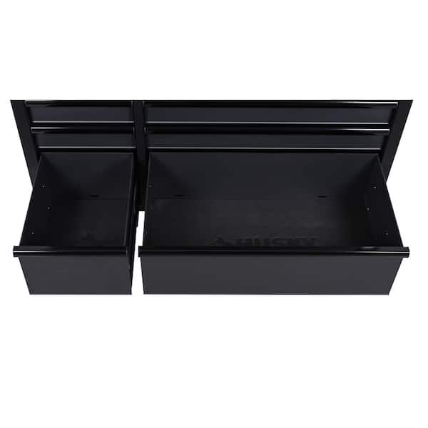 Husky Heavy-Duty 52 in. 9-Drawer Matte Black Rolling Tool Cabinet