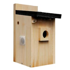 Bird House with Camera Bird Box for Outdoors-Full Color Night Vision 3MP HD Camera with Motion Detection APP Control